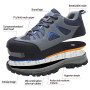 ISOOUS Chaussure de Securité Homme Femmes Chaussures de Travail Légère | Baskets de Sécurité Embout Acier Protection Antidérapan