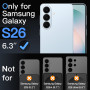 JETech Verre Trempé pour Samsung Galaxy S26, Lot de 2+2 | Avec Protection d'Objectif Caméra, Protection D'écran Transparent HD, 