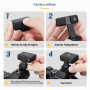 JJC Adaptateur Chaussure Froide pour DJI Mic 1 avec Filetage 1/4"-20 | Adaptateur de Chaussure Froide pour Appareils Photo Refle