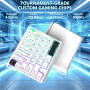 MAMBASNAKE ATTACK SHARK M36 HE Clavier Gaming Une Main 8000Hz Rapid Trigger, 36 Touches Filaire Interrupteur Magnétique, Précisi