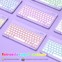 aMZCaSE pour iPad A16 10/11e génération avec Clavier 11/10,9 Pouces(2025/2022),Clavier sans Fil Amovible avec rétroéclairage 7 C