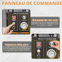 LUTIFIX AST605 Purgeur de frein pour voiture, 220 V, automatique, avec 20 adaptateurs de 0,7 à 2,5 bar, pression réglable, dispo