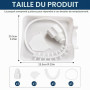 4 pièces Kit Bac Vidange Machine à Laver, Bac de Vidange Machine a Laver