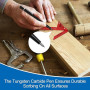 Équerre Centrage Aluminium 100mm, Repère de Centre pour le Bois, 45° et 90°, avec Pointe en Carbure de Tungstène, Alliage d'Alum