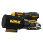 DEWALT Ponceuse excentrique sans fil 125 mm 18V XR, moteur brushless, vitesse variable 5 positions, avec sac souple et disques a