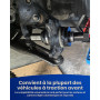 ATPEAM Extracteur Roulement 19 Pièces, Kit Arrache Roulement Moyeu | 9 adaptateurs 55,5-84 mm, pour moyeu et roue FWD, acier hau