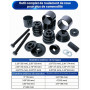 ATPEAM Kit Extracteur de Roulement 24 Pièces, Coffret d’Extracteur de Roulement Universel pour Démontage et Montage des Roulemen