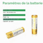 Lot de 5 Piles alcalines 27 A 12 V V27A LR27A MN27 L828 A27 12 V | Pour télécommande, lumière, petits appareils électroniques, s