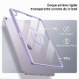 JETech Coque Détachable Magnétique pour iPad Air 13" M4/M3/M2, Violet | Pour 2026/2025/2024 Modèle, Porte-Pencil, Étui Housse Co