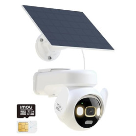 Imou 4K Caméra Surveillance WiFi Exterieure sans Fil Solaire 4G + Carte SIM | AOV 24/7 Enregistrement, WiFi 6(2,4/5GHz),15000mAh
