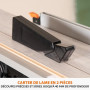 Evolution Power Tools R210MTS-G2 Scie à onglet/scie de table convertible, coupe multi-matériau, angle de biseau -47° & d'onglet