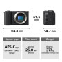 Sony ZV-E10 II Appareil Hybride APS-C, 26 MP, avec 16-50 mm | Vidéo 4K60p 4:2:2 10 bits, Stab. digitale, Eye AF en temps réel, f