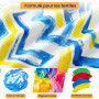 ABEIER Peinture Acrylique, 20 Couleurs (60 ml/2 oz), peinture textile permanente pour vêtements, peintures pour tissu, Non Toxiq