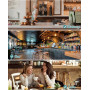 WNKRUN Bipeur Restaurant, Bipper Extérieur 800M, Modèle Classique, 3 Modes d'appel avec Vibration,Bipper Restaurant, Hôtel, Bar 