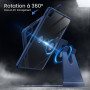 JETech Coque Rotatif pour iPad Pro 12,9" 6/5/4/3, Marine | Pour 2022/2021/2020/2018 Modèle, Support Rotatif à 360°, Veille/Révei