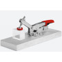 Bessey STC-IHH25 STC-IHH Pince à bascule plaque de base horizontale, argent/Rouge, 35mm
