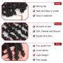 Xtrend 6 Packs Butterfly Locs Crochet Cheveux 30 Pouces Noir Pré-Bouclés Distressed Papillon Locs Tresses Douces Mèches Désordon