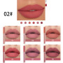 6 Couleurs Set Rouge à Lèvres Liquide Mat, mat rouge à lèvres nude ensemble velouté longue durée antiadhésif tasse, cadeau de ro