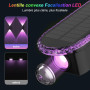 Lampe Solaire Exterieur Applique Murale: 6 Pack Up Down RGB lumiere Solaire | Éclairage mural extérieur IP65 Étanche 3000K & Mod