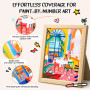 Ohuhu Marqueurs Acrylique 72 Couleurs Pointe Brosse pour Art Papier Dessin | Mélange de Couleurs Propre & Sans Couture Dégradés 
