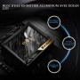 TR Mjolnir Vision 360 UB PRO ARGB Black CPU Liquid Cooler with TL-UB36 PWM Fan for 2150RPM-Inline,3.5in LCD Screen with 640x480 