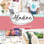 Aladine - Izink Diamond Blanc Nacré 80 ml - Peinture Pailletée - Pour Tout Support : Papier, Tissu, Béton, Métal, Bois - DIY et 