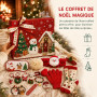 Calendrier de l'Avent de Noël 2026, Coffret Accessoires Beauté et Coiffure | Calendrier de l'Avent Noël 24 Jours Compte à Rebour