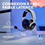 GXTrust Forta Casque sans Fil Licence Officielle PlayStation 5, Noir/Blanc | Faible Latence, 2.4G avec Récepteur USB, Autonomie 