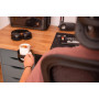 Girafus Porte Gobelet Bureau à Pince – Porte Tasse, Mug & Gourde, Gaming | Anse orientable en 3 positions (gauche, droite, centr