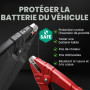 LAUNCH BST360 Testeur de Batterie Voiture 12V | 100-2000 CCA Bluetooth Outil Analyseur de Batterie Auto, Tests de Santé de Charg
