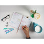PILOT - 5 FriXion Light Soft - Surligneur Effaçable - Couleurs Pastel | Encre Thermosensible - Notes Propres, Sans Ratures - Ble