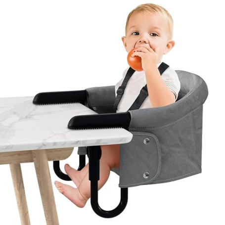 Herrselsam Siège de table pour bébé de 6 à 36 mois, Chaise Haute pour Bébé, Siège de Table Portable rehausseur de Chaise enfants