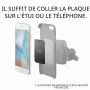 Spigen Kuel Plaques Métalliques [3X Plus Fin Qu’Une Carte de Crédit] | Adhésif 3M Premium pour Support Téléphone Voiture Magnéti