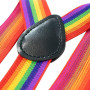 TRIXES 2 Noeud Papillon et Bretelles Arc-en-ciel Bretelles élastiques en forme de Accessoires pour Déguisements de Fête et Événe