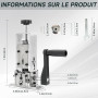 LILOOVKE Denudeur Cable Electrique 1–25mm Portable Machine a Cuivre | Pince a Denuder à Manivelle et à Perceuse électrique Machi