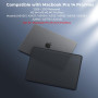 BlueSwan avec Coque MacBook Pro 14 Pouces M5 M4 M3 M2 M1 Bords Anti-Chocs | Fini Sophistiqué Coque Compatible avec Mac Pro 14" 2
