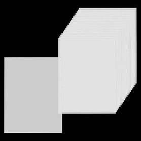 MANCHAP 20 PCS A4 10 Mil Feuilles de Pochoir Mylar Vierges, 210 x 297 x 0,25 mm Stencil Sheets Modèles Mylar Feuilles de Pochoir