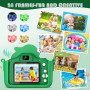 Appareil Photo Enfant Dinosaure, 2" 1080P Appareil Photo Numérique, HD Selfie Apareille Photo 32G, Eouet Enfant Et Cadeau Fille 