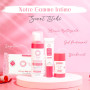 MUSC INTIME La Marque Officielle - Mousse Intime - Sweet Litchi - La Délicieuse - Nettoie En Douceur - Testé Sous Contrôle Gynéc