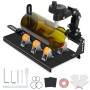 FIXM Kit de coupe-bouteilles en verre, coupe-verre en forme de vague, coupe-verre DIY pour bouteilles à largeur ajustable, réali