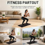 Aribliseza Tapis de Fitness, Tapis de Yoga, Tapis de Pilates, Design à | Antidérapant, confort au genou, position des pieds pour