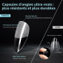 TOMICCA 510 Pièces Capsule Americaine Ongle Amande 15 Tailles | Capsules Ongles Gel Couverture Complète, Ultra-Mat plus Résistan