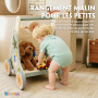 Chariot de Marche Bois pour Bébé, Centre d'Activités Multiples Montessori | Trotteur Bébé Hauteur et Vitesse Réglables, pour Fil