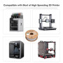 eSUN PLA Basic Filament 1.75mm 1KG (2.2 LBS) pour 3D Imprimante,Noir | Précision Dimensionnelle +/- 0.05mm