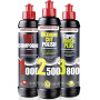 Menzerna 250 ml: Heavy Cut Compound 1000 & Medium Cut Polish 2500 & Super Finish 3800 250 ml