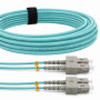Elfcam® - Câble à Fibre Optique SC/UPC à SC/UPC OM3 Multimode Duplex 50/125um LSZH (1M)