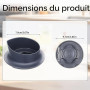 AIOUHMYM Gobelet Doseur pour Thermomix TM5 et TM6 Vorwerk Accessoire | 100 ml Couvercle Gobelet Doseur pour Thermomix, gradué en
