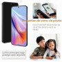 Kesuwe [3 Pièces] Verre Trempé Anti-Espion pour Samsung Galaxy S24 Plus, Compatible Empreinte Digitale ID, Anti-Spy Film Protect
