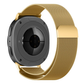 MiRowy Bracelet Métal pour Samsung Galaxy Watch 9/8 40mm 44mm/8 Classic | Métal Milanais Magnétique Bracelet de Remplacement Hom