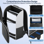 Rysker Sac à Dos pour Console PS5/Slim/Pro, Sac de Transport PS5 de Protection Complète, Backpack de Rangement de Grande Capacit